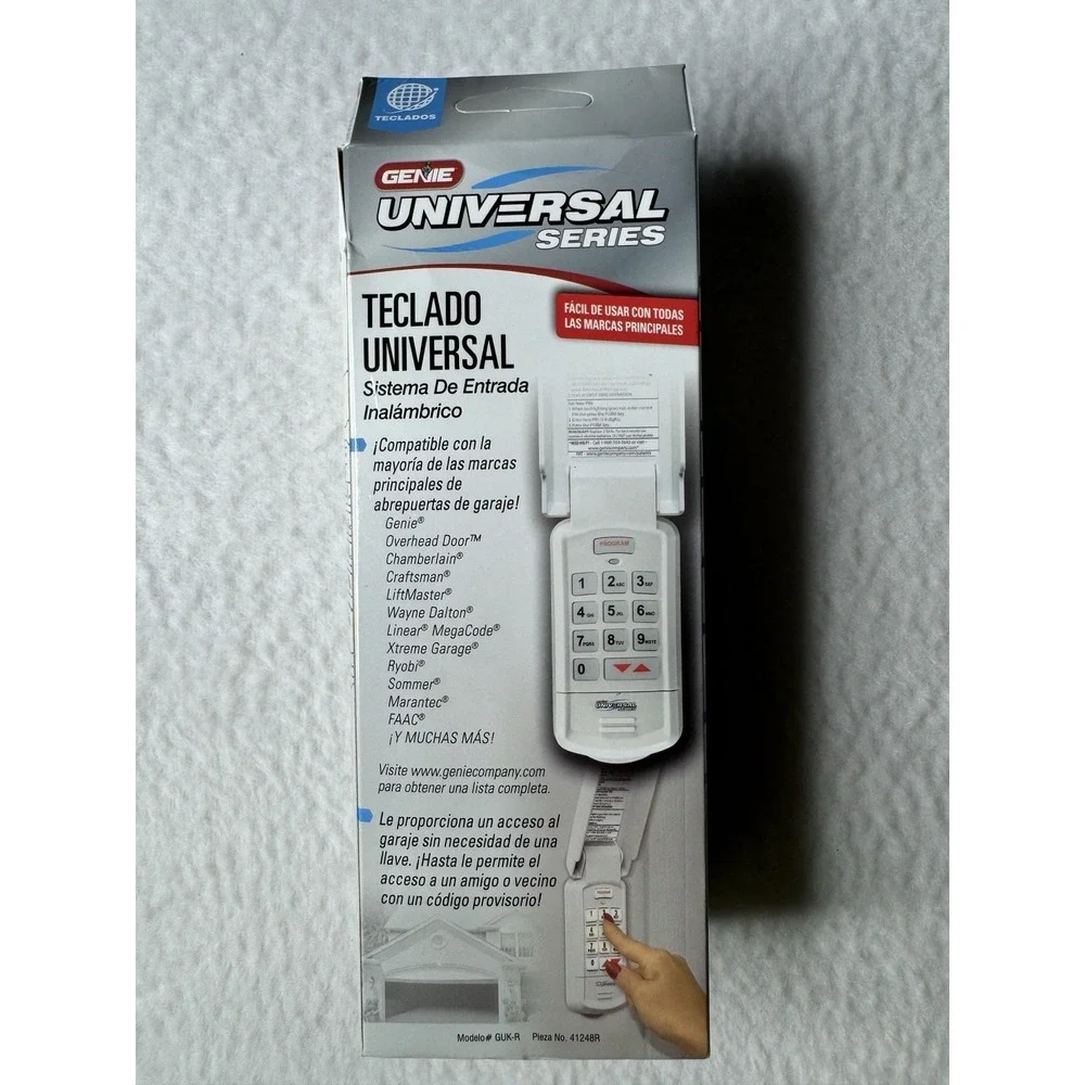 Genie Wireless Universal‎ Garage Door Opener Keypad New GUK-R Entry System